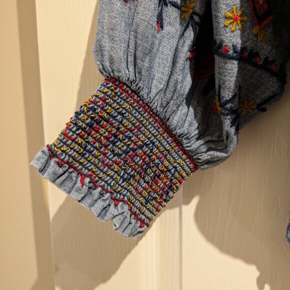 Gap Embroidered Boho Blouse - Picture 7 of 10